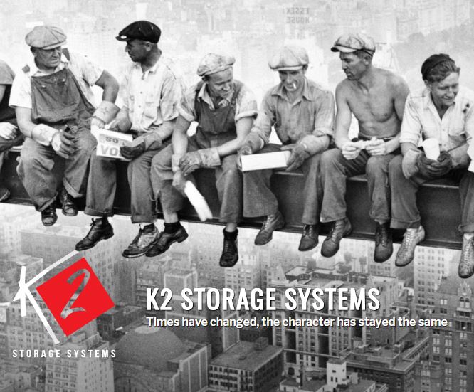 K2 storage systems - website - social media and and visual identification by mustikka web design